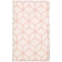 imoshion Coque tablette Design rotatif à 360° Galaxy Tab A7 Lite - Cubes Rose Gold