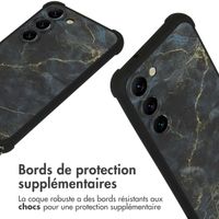 imoshion Coque Design avec cordon Samsung Galaxy S23 - Black Marble