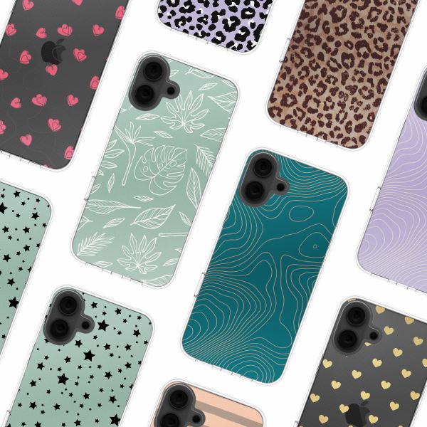 imoshion Coque Design iPhone 16 - Leaves Line-Art