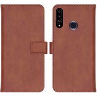 imoshion Étui de télephone portefeuille de luxe Samsung Galaxy A20s - Marron