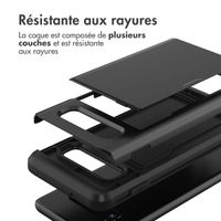 imoshion Coque arrière avec porte-cartes Samsung Galaxy S10 - Noir