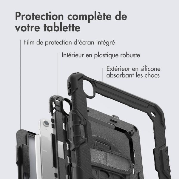 Accezz Coque arrière Defender XT Apple iPad Air 11 pouces (2025) M3 / (2024) M2 - Noir