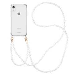 imoshion Coque avec dragonne + bracelet Apple iPhone Xr - Perles Cœurs