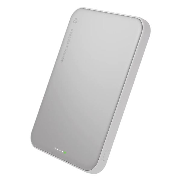 dbramante1928 Powerbank Re-charge Slim 5.000 mAh - Batterie externe sans fil - Blanc