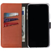 Selencia Étui de téléphone en cuir véritable Apple iPhone Xr - Brun