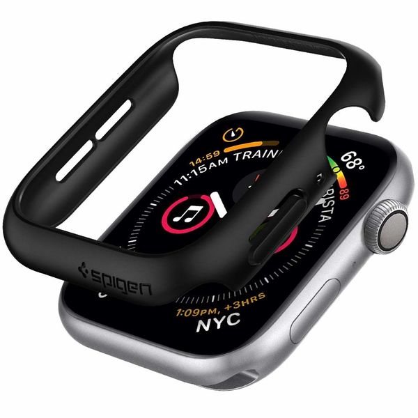 Spigen Coque Thin Fit™ Apple Watch 4 / 5 / 6 / SE - 44 mm - Noir