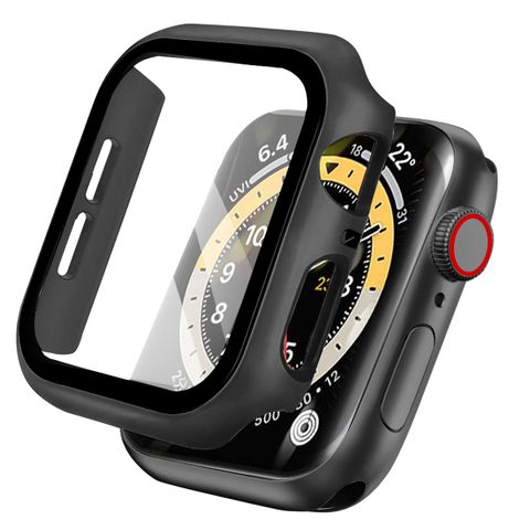 imoshion Coque rigide à couverture complète Apple Watch 4 / 5 / 6 / SE - 44 mm - Noir