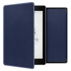 imoshion Étui de liseuse portefeuille Slim Hard Kobo Aura One - Bleu foncé