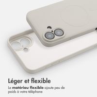 imoshion Coque Couleur avec MagSafe iPhone 16 Plus - Beige