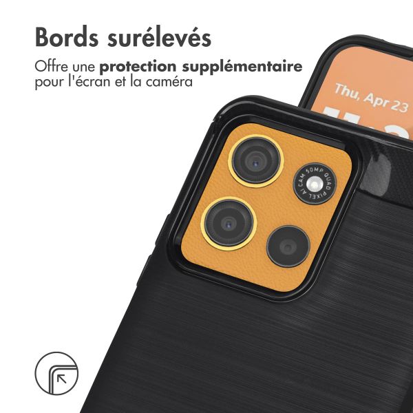 imoshion Coque Brushed Motorola Moto G15 / G15 Power - Noir