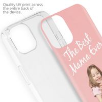 Concevez votre propre coque en gel iPhone 13 Mini - Transparent