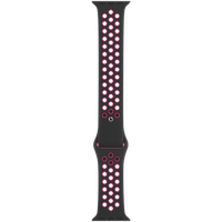 Apple Bracelet Nike Sport Apple Watch Series 1 t/m 9 / SE (38/40/41 mm) | Series 10 / 11 (42 mm) - Black / Pink Blast
