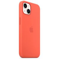 Apple Coque en silicone MagSafe Apple iPhone 13 - Nectarine