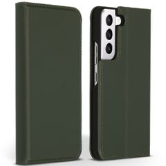 Accezz Étui de télephone Slim Folio en cuir de qualité supérieure Samsung Galaxy S22 Plus - Vert