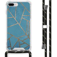 imoshion Coque Design avec cordon iPhone 8 Plus / 7 Plus - Blue Graphic