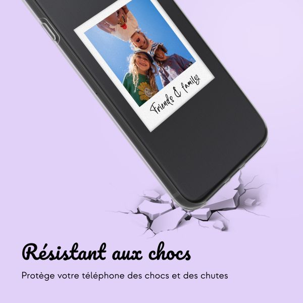 Coque avec votre propre photo et/ou texte Apple iPhone SE (2022 / 2020) / 8 / 7 - Polaroid