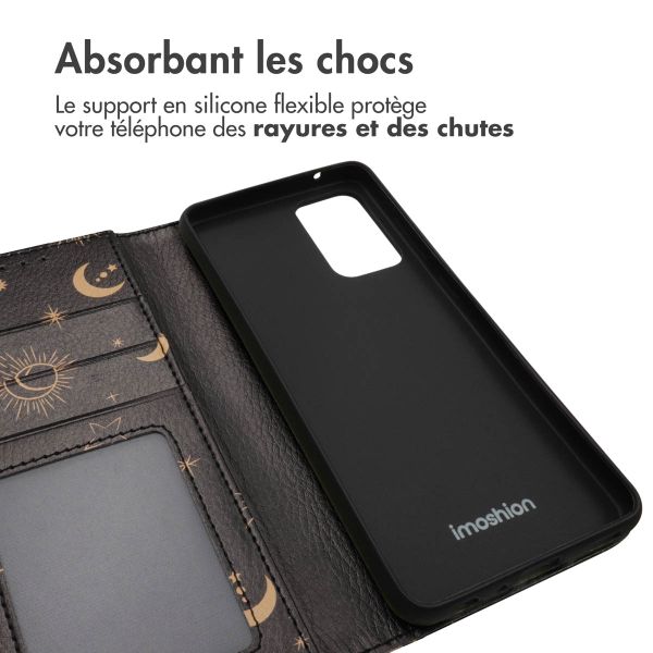 imoshion Étui de télephone portefeuille Design Samsung Galaxy A52(s) (5G/4G) - Sky Black