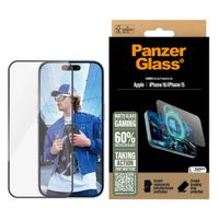 PanzerGlass Protector d'écran Gaming Ultra Wide Fit avec applicateur iPhone 16