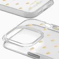iDeal of Sweden Coque arrière Mirror Apple iPhone 14 Pro Max - Golden Hearts
