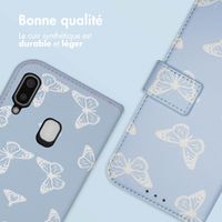 imoshion Étui de télephone portefeuille Design Samsung Galaxy A20e - Butterfly