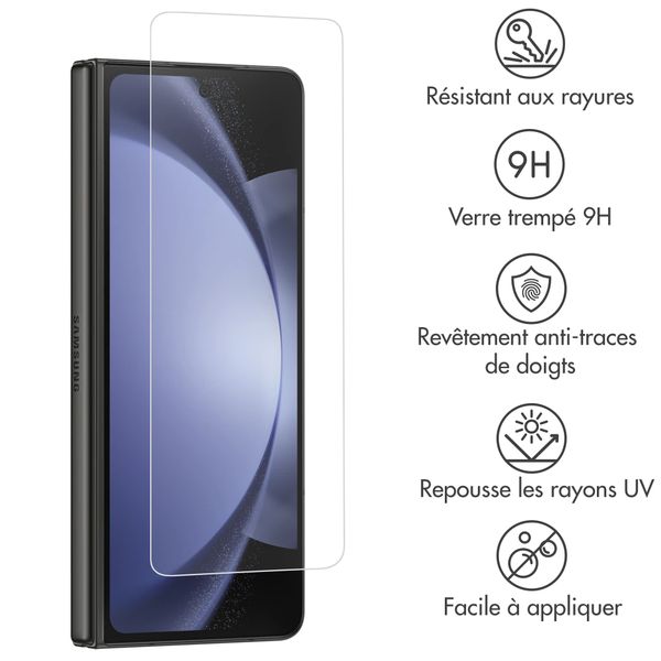 Accezz Protection d'écran en verre trempé Samsung Galaxy Z Fold 4