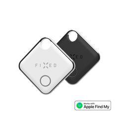 Fixed Tag - Tracker Bluetooth pour iOS - 2 pack - Noir / Blanc