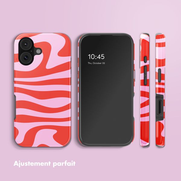 Selencia Coque arrière Vivid Apple iPhone 17 - Dream Swirl Pink