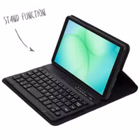 Accezz Étui de tablette Bluetooth Clavier Samsung Galaxy Tab A11 - QWERTY - Noir