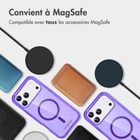 imoshion Coque Pailletée avec MagSafe Apple iPhone 17 Pro Max - Violet