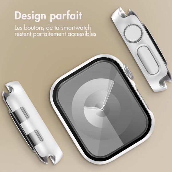 imoshion Coque rigide à couverture complète pour Apple Watch Series 1 / 2 / 3 - 38 mm - Blanc