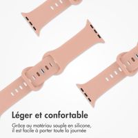 imoshion Bracelet en silicone⁺ Apple Watch Series 1 á 10 / SE / Ultra (2) (44/45/46/49 mm) - Vintage Rose - Taille M/L