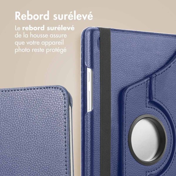imoshion Coque tablette rotatif à 360° Samsung Galaxy Tab S6 Lite (2020/2022/2024)  - Bleu foncé