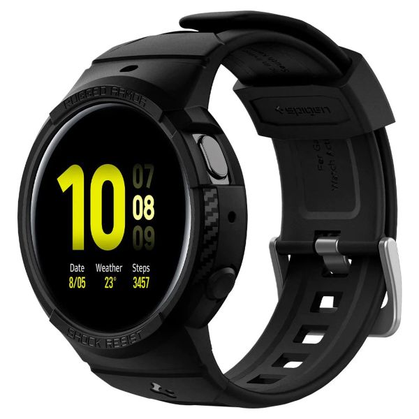 Spigen Rugged Armor™ Pro Case  Samsung Galaxy Watch Active 2 - 44 mm - Noir