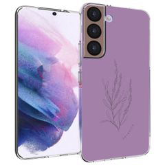 imoshion Coque Design Samsung Galaxy S22 - Floral Purple