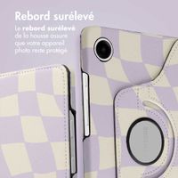 imoshion Coque tablette Design rotatif à 360° Samsung Galaxy Tab A9 8.7 pouces - Dancing Cubes