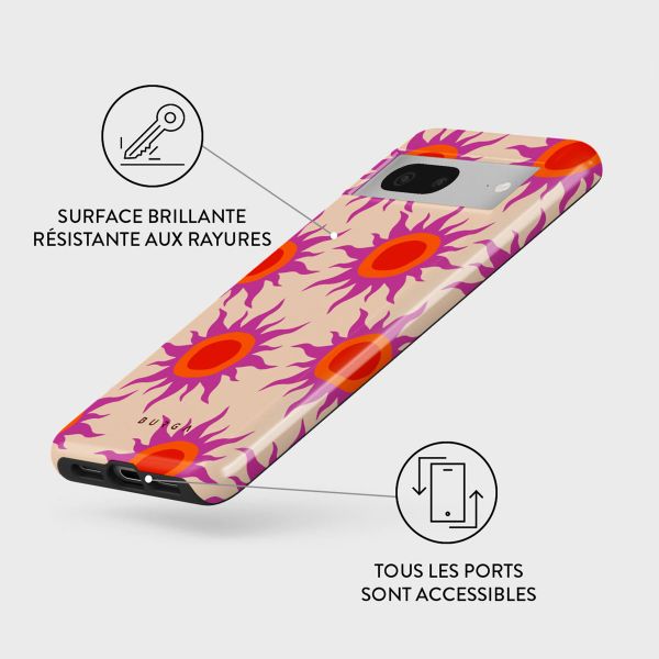 Burga Coque arrière Tough Google Pixel 7 - Sunset Glow