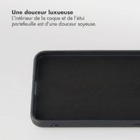 Selencia Étui portefeuille amovible Olyn avec MagSafe Samsung Galaxy A37 (5G) - Noir