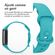 imoshion Bracelet silicone Fitbit Charge 5 / Charge 6 - Taille L - Turquoiose