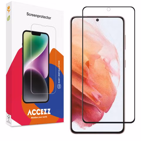 Accezz Protection d'écran en verre trempé Full Cover Samsung Galaxy S21