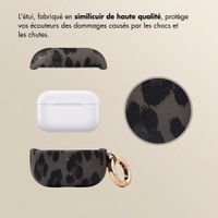 Selencia Coque Sabi motif panthère  Apple Airpods Pro 3 - Midnight Black