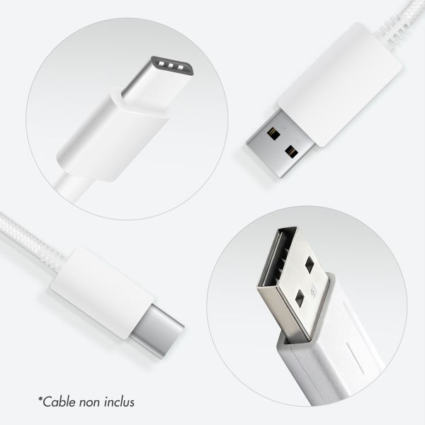 imoshion Adaptateur secteur 65 watts | 2x USB-C + 1x USB-A - Blanc