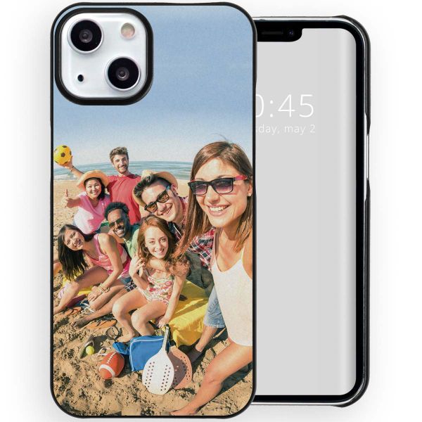 Concevez votre propre housse en coque rigide iPhone 13 - Noir