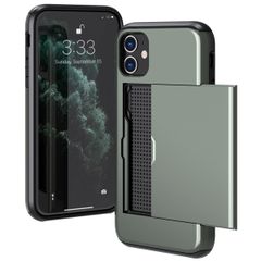 imoshion Coque arrière avec porte-cartes iPhone 11 - Vert foncé