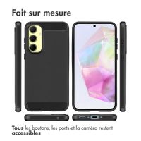 imoshion Coque Brushed Samsung Galaxy A35 - Noir