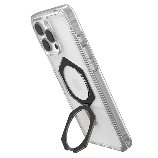 UAG Coque arrière Plyo XTE avec MagSafe et béquille Apple iPhone 16 Pro Max - Clear Titanium