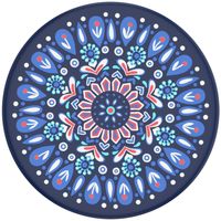 PopSockets PopGrip - Amovible - Butterfly Mandala Blue