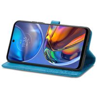 imoshion Etui de téléphone portefeuille Mandala Motorola Moto E32 / E32s - Turquoise