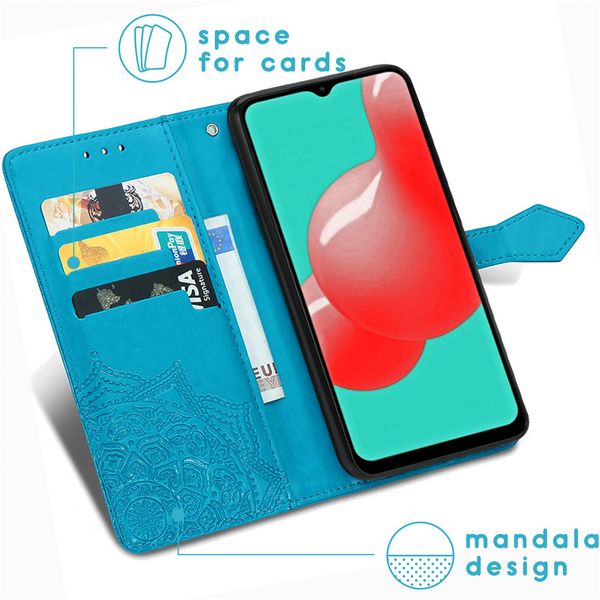 imoshion Etui de télephone Mandala Samsung Galaxy A32 (4G) - Turquoise