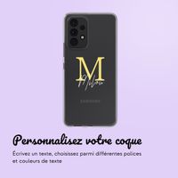 Coque personnalisée avec une lettre Samsung Galaxy A53 - Transparent