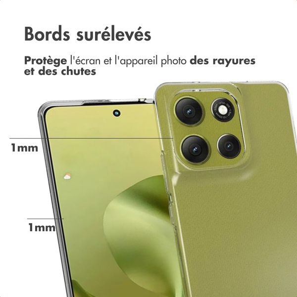 Accezz Coque Clear Motorola Moto G86 - Transparent